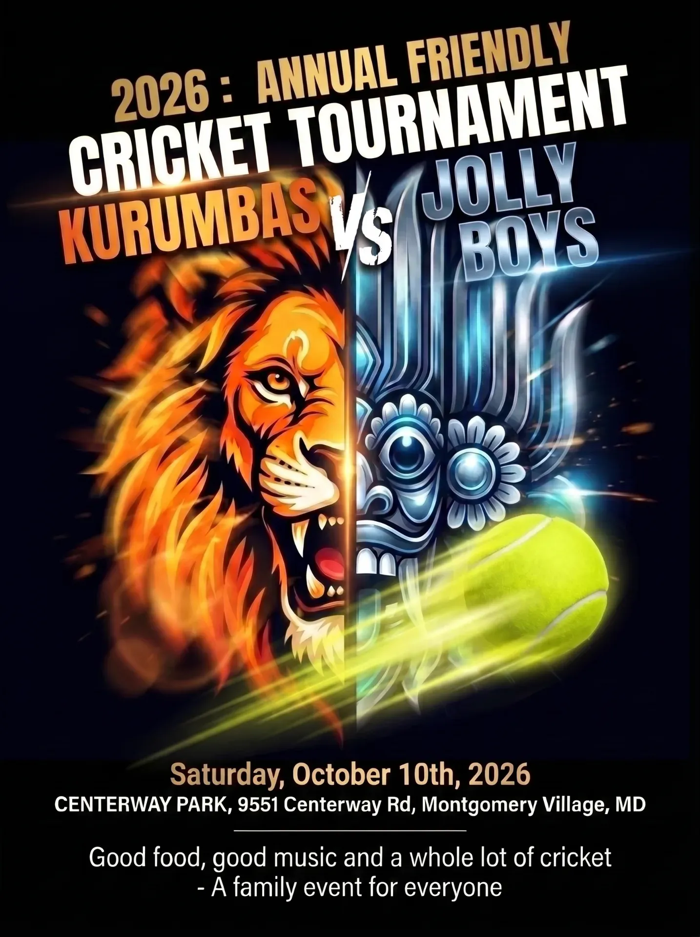 Kurumbas vs. Jolly Boys: The 3rd Annual Friendly Showdown at Centerway Park